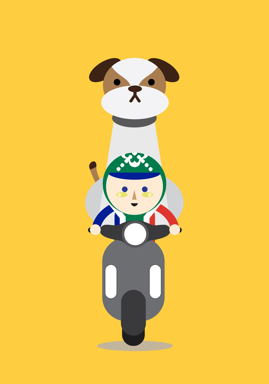 I Illustrate The Amazing Loads Of Motorbikes In Hanoi, Vietnam I Illustrate The Amazing Loads Of Motorbikes In Hanoi, Vietnam