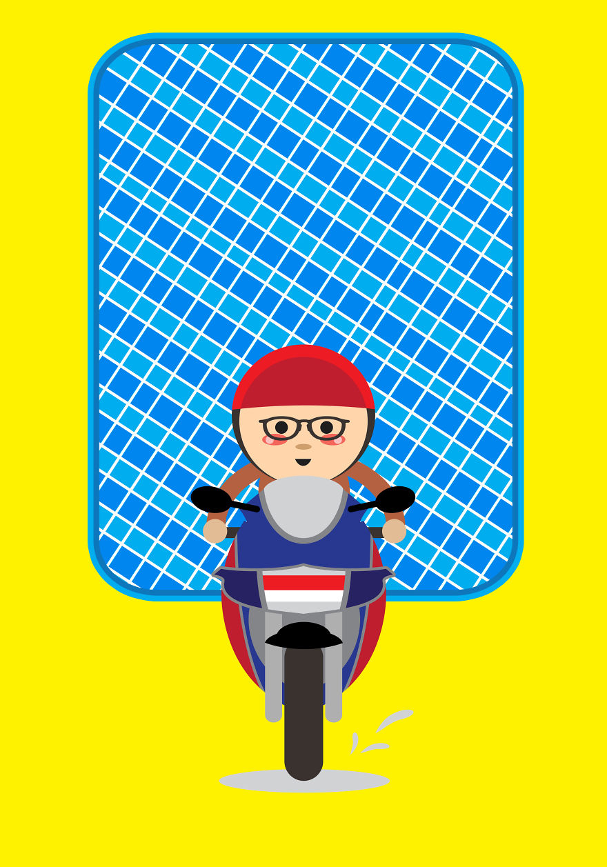 I Illustrate The Amazing Loads Of Motorbikes In Hanoi, Vietnam I Illustrate The Amazing Loads Of Motorbikes In Hanoi, Vietnam