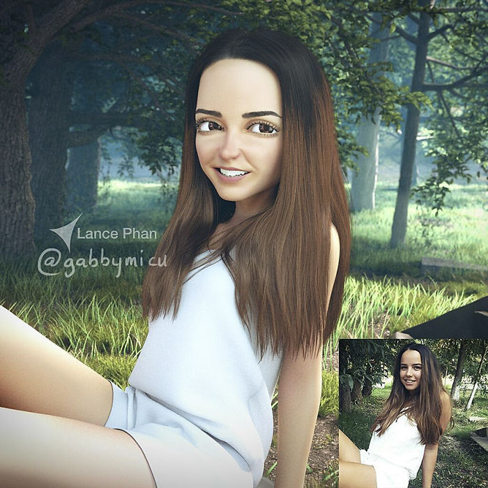 Artist Turns People Into 3D Pixar-Like Characters And You Can Become One Too Artist Turns People Into 3D Pixar-Like Characters And You Can Become One Too