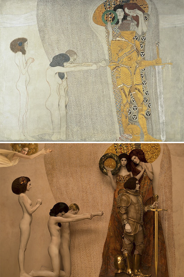 Gustav Klimt’s Paintings Get Recreated With Real-Life Models, And The Result Is Amazing Gustav Klimt’s Paintings Get Recreated With Real-Life Models, And The Result Is Amazing