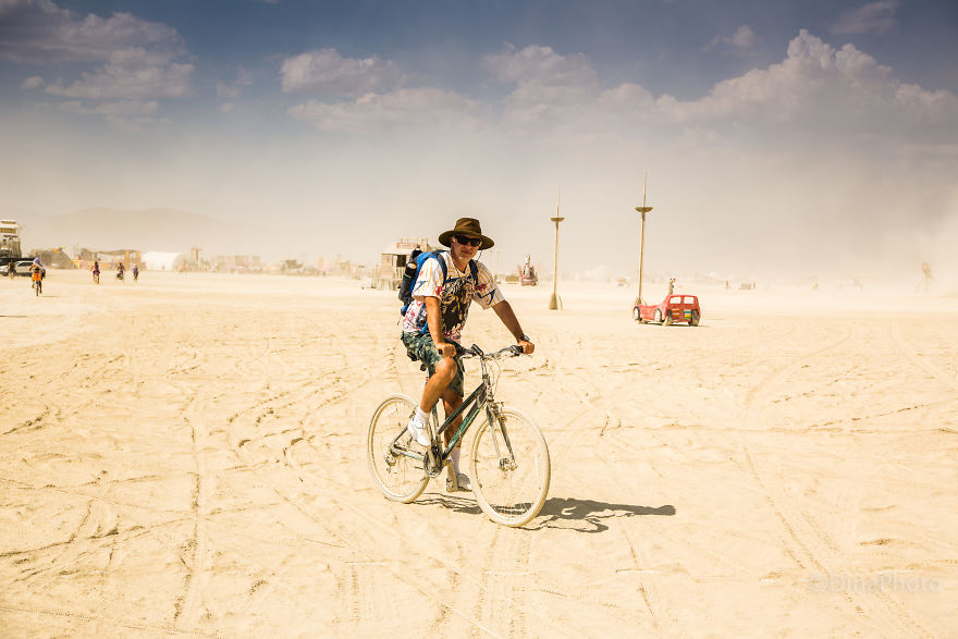 Colorful People Of The Burning Man