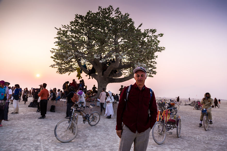 Colorful People Of The Burning Man