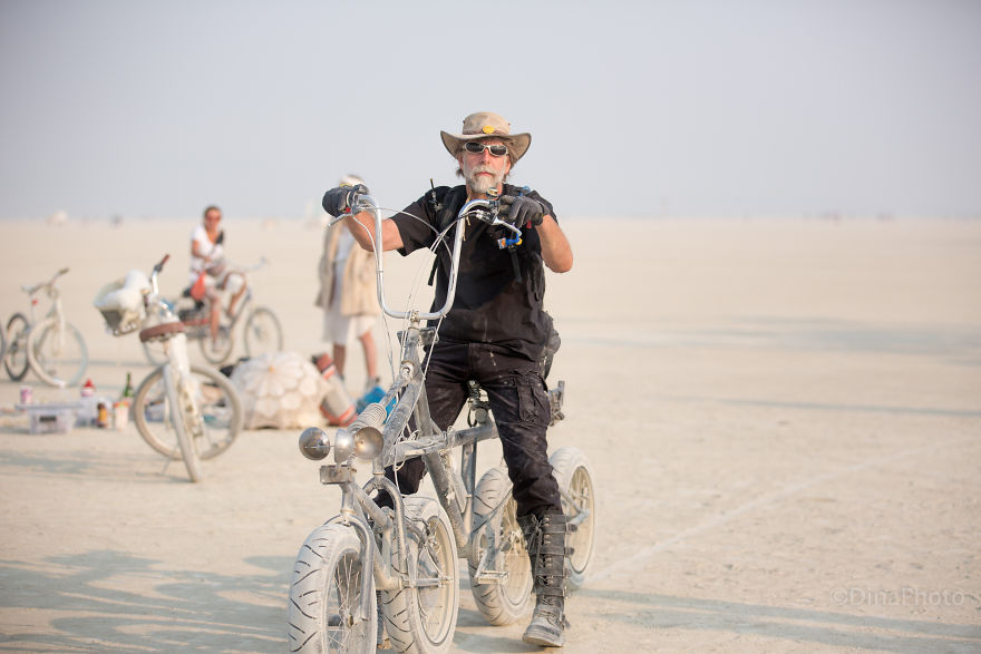Colorful People Of The Burning Man