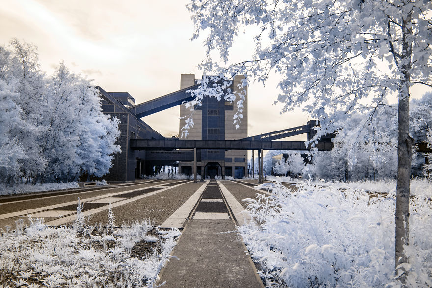 I Travel Around The Ruhr Area In Germany To Capture The Beauty Of Industrial Heritages In Infrared I Travel Around The Ruhr Area In Germany To Capture The Beauty Of Industrial Heritages In Infrared