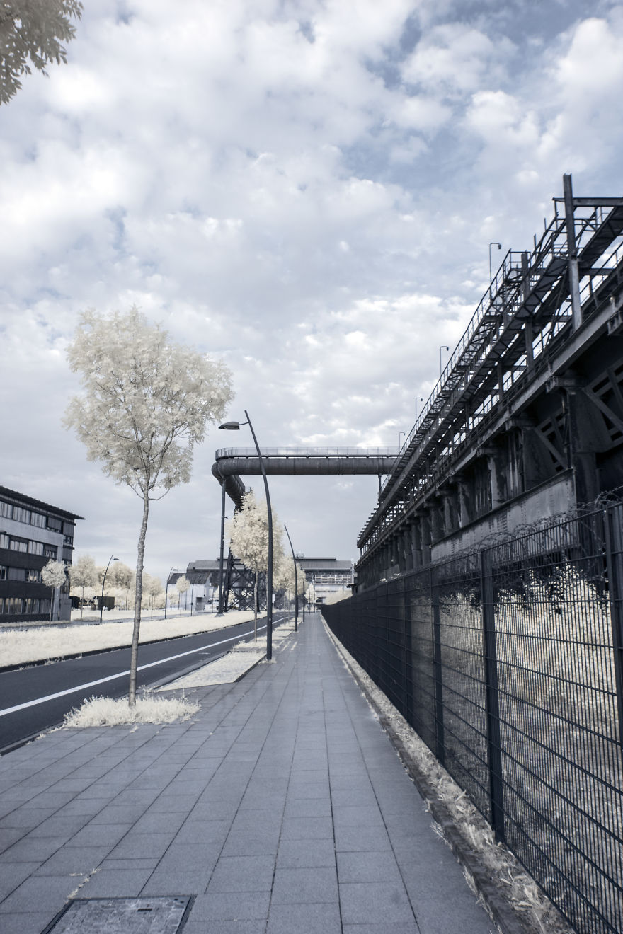 I Travel Around The Ruhr Area In Germany To Capture The Beauty Of Industrial Heritages In Infrared I Travel Around The Ruhr Area In Germany To Capture The Beauty Of Industrial Heritages In Infrared