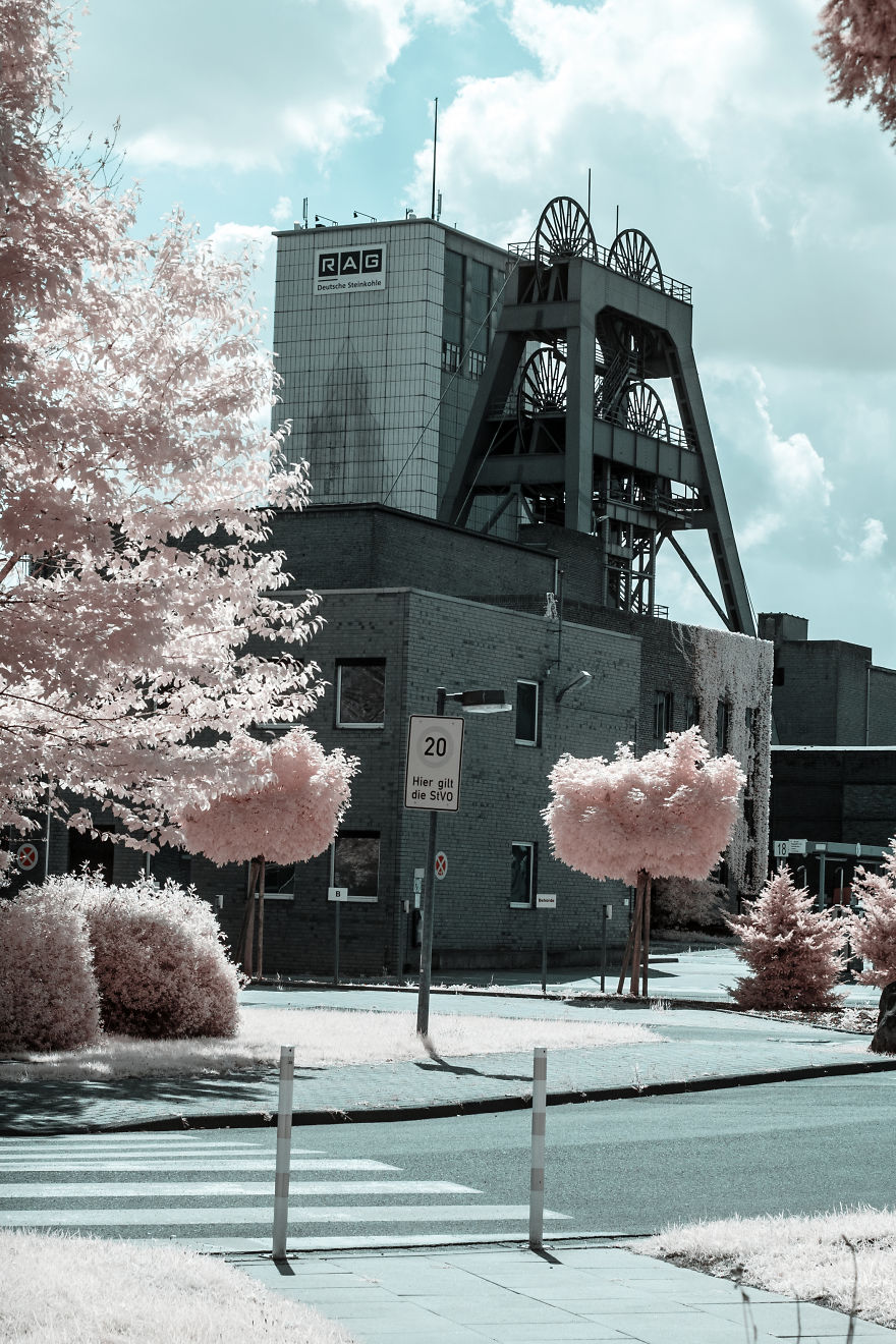 I Travel Around The Ruhr Area In Germany To Capture The Beauty Of Industrial Heritages In Infrared I Travel Around The Ruhr Area In Germany To Capture The Beauty Of Industrial Heritages In Infrared