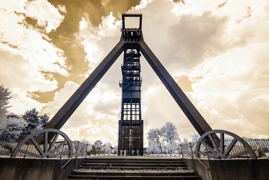 I Travel Around The Ruhr Area In Germany To Capture The Beauty Of Industrial Heritages In Infrared I Travel Around The Ruhr Area In Germany To Capture The Beauty Of Industrial Heritages In Infrared