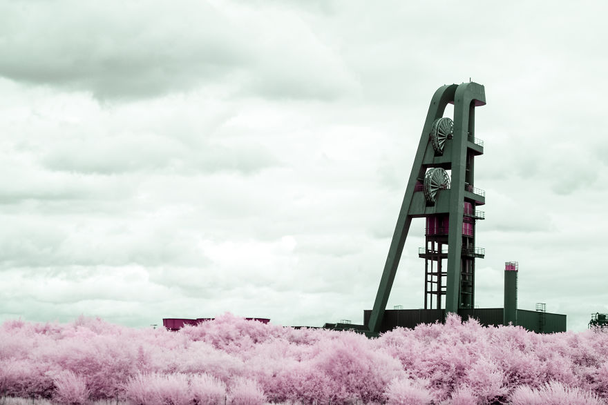 I Travel Around The Ruhr Area In Germany To Capture The Beauty Of Industrial Heritages In Infrared I Travel Around The Ruhr Area In Germany To Capture The Beauty Of Industrial Heritages In Infrared