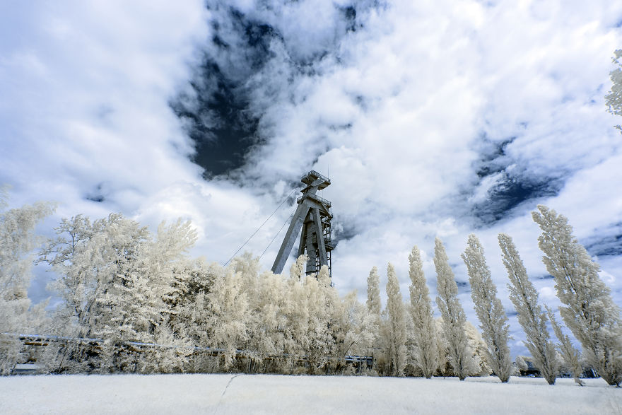 I Travel Around The Ruhr Area In Germany To Capture The Beauty Of Industrial Heritages In Infrared I Travel Around The Ruhr Area In Germany To Capture The Beauty Of Industrial Heritages In Infrared