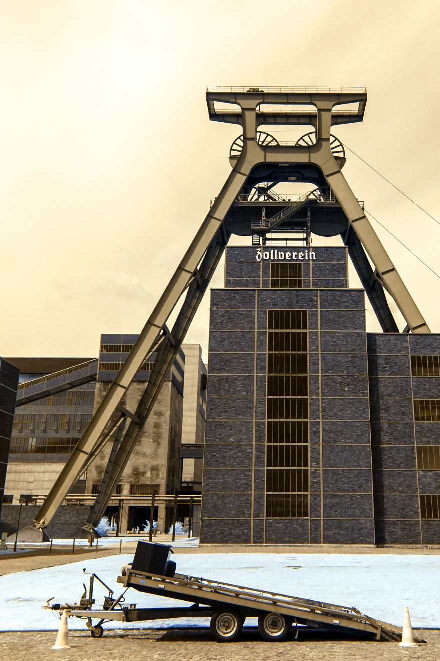 I Travel Around The Ruhr Area In Germany To Capture The Beauty Of Industrial Heritages In Infrared I Travel Around The Ruhr Area In Germany To Capture The Beauty Of Industrial Heritages In Infrared