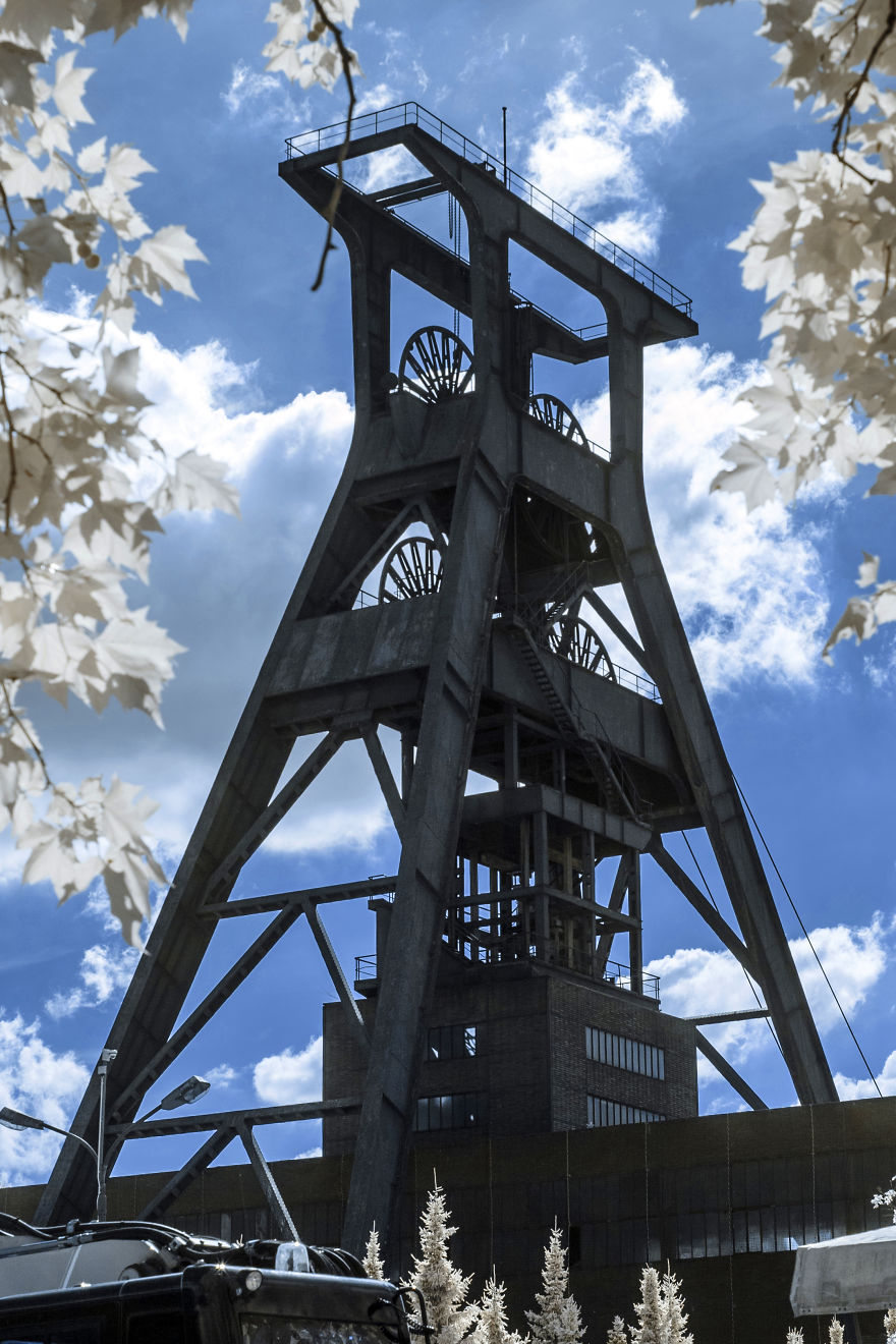 I Travel Around The Ruhr Area In Germany To Capture The Beauty Of Industrial Heritages In Infrared I Travel Around The Ruhr Area In Germany To Capture The Beauty Of Industrial Heritages In Infrared