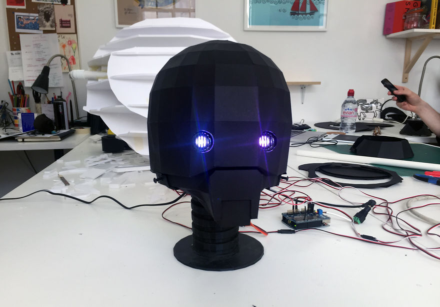 We Made A Moving, Life-Size Star Wars K-2so Robot From Paper We Made A Moving, Life-Size Star Wars K-2so Robot From Paper