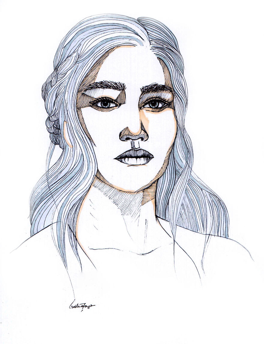 I Spent My Summer Illustrating Different Portraits Of Famous Characters I Spent My Summer Illustrating Different Portraits Of Famous Characters