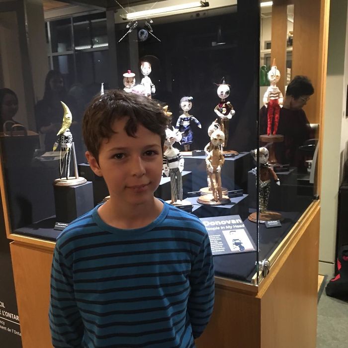 12-Year-Old Boy Creates Creepy Sculptures Using Found Materials, And They’re Surprisingly Awesome 12-Year-Old Boy Creates Creepy Sculptures Using Found Materials, And They’re Surprisingly Awesome