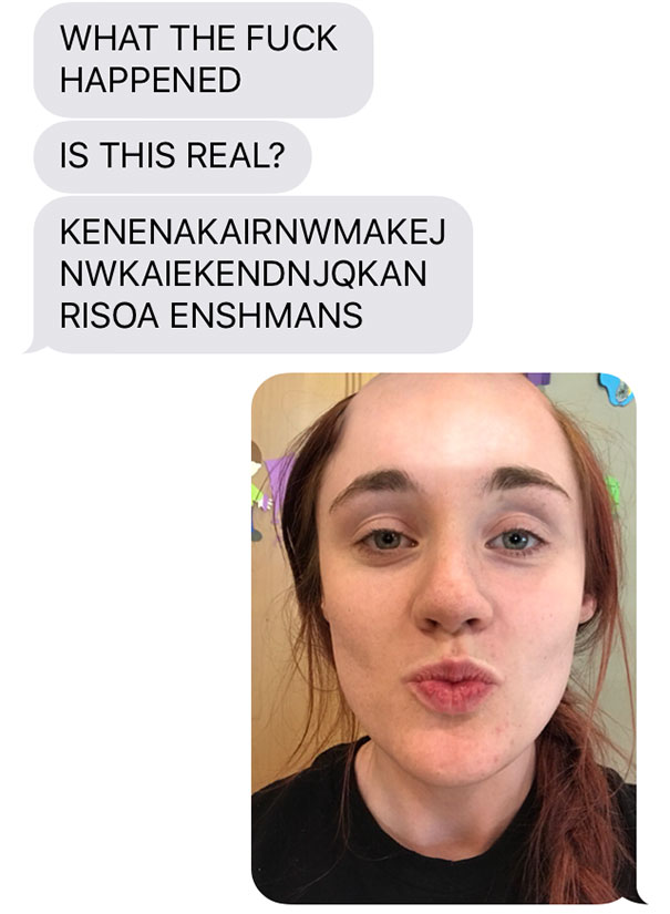 Girlfriend Texts Boyfriend She Shaved Her Head, Doesn’t Expect Reaction Like This Girlfriend Texts Boyfriend She Shaved Her Head, Doesn’t Expect Reaction Like This