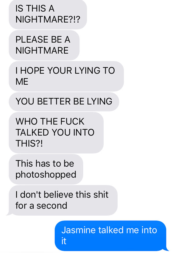 Girlfriend Texts Boyfriend She Shaved Her Head, Doesn’t Expect Reaction Like This Girlfriend Texts Boyfriend She Shaved Her Head, Doesn’t Expect Reaction Like This