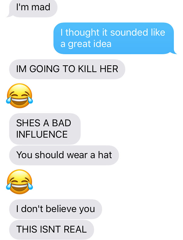 Girlfriend Texts Boyfriend She Shaved Her Head, Doesn’t Expect Reaction Like This Girlfriend Texts Boyfriend She Shaved Her Head, Doesn’t Expect Reaction Like This