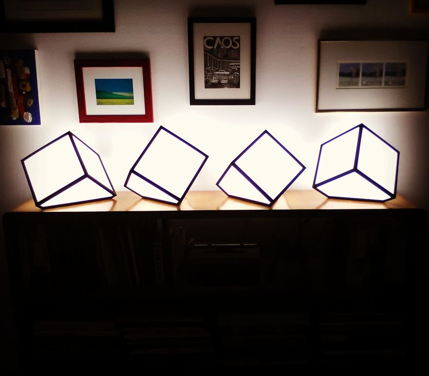 My New Work, The 7faces Cube Lamp My New Work, The 7faces Cube Lamp