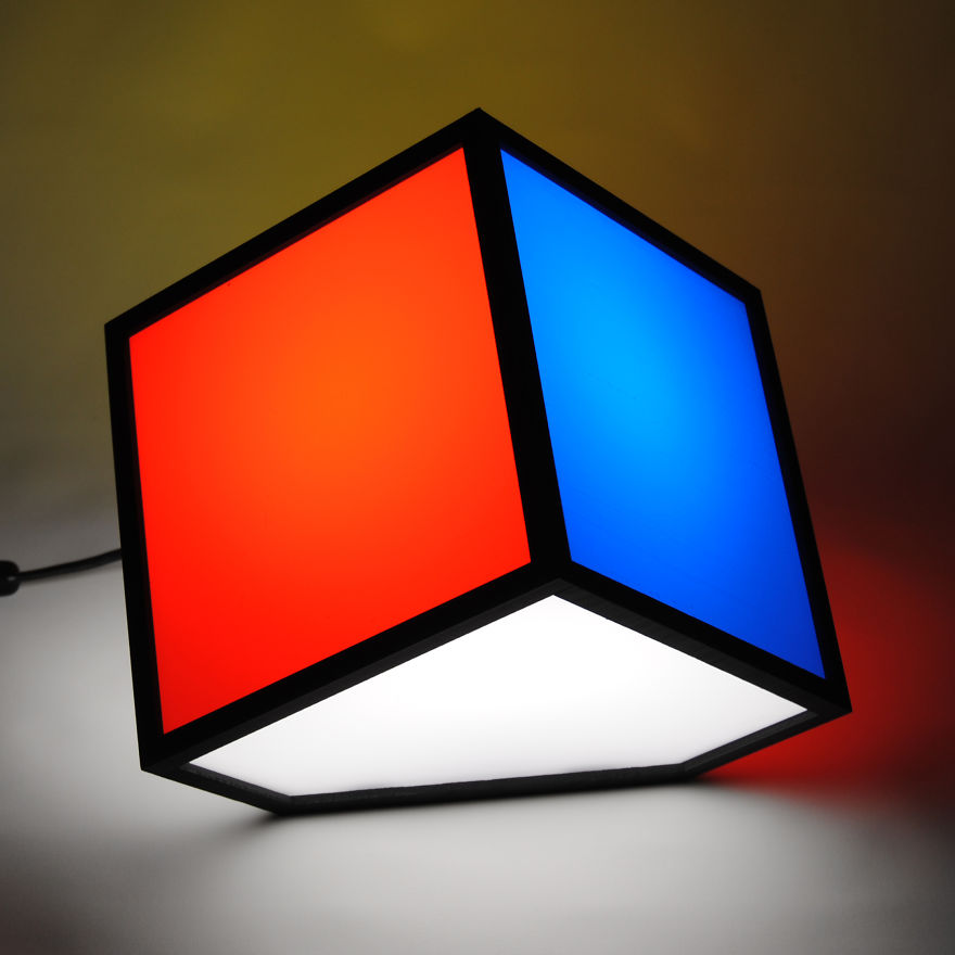 My New Work, The 7faces Cube Lamp My New Work, The 7faces Cube Lamp