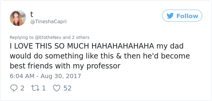 Dad Gets Stranded At Daughter’s College Because Of The Flood, Decides To Annoy Her In The Most Hilarious Way Dad Gets Stranded At Daughter’s College Because Of The Flood, Decides To Annoy Her In The Most Hilarious Way