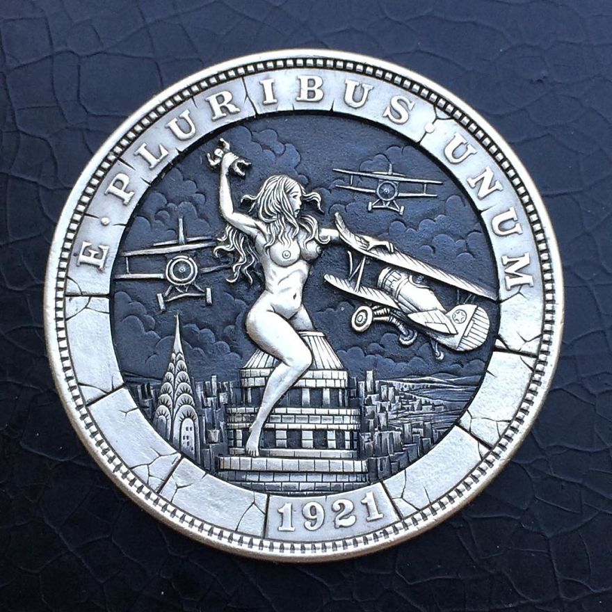 This Russian Artist Carves Old Coins To Give Them New Lives This Russian Artist Carves Old Coins To Give Them New Lives