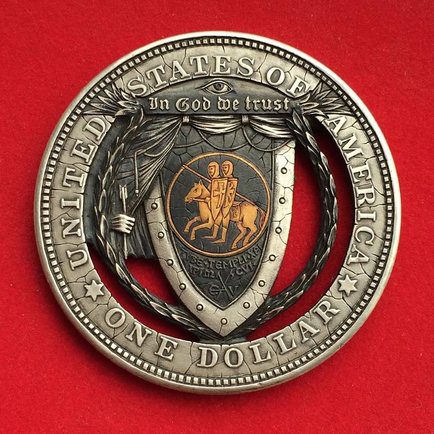 This Russian Artist Carves Old Coins To Give Them New Lives This Russian Artist Carves Old Coins To Give Them New Lives