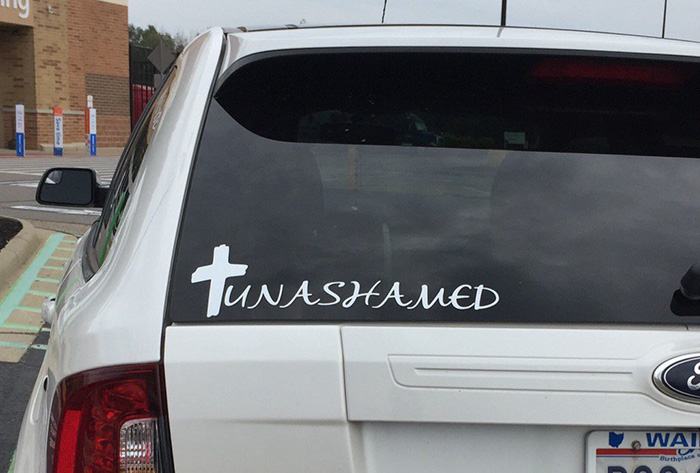 Design Fail On This Religious Bumper Sticker Is Going Viral, And Internet&#8217;s Reactions Are Hilarious