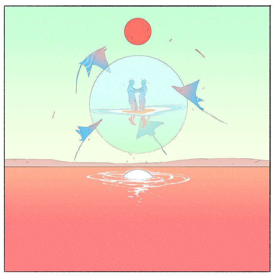 I Illustrate How I Imagine The Afterlife I Illustrate How I Imagine The Afterlife