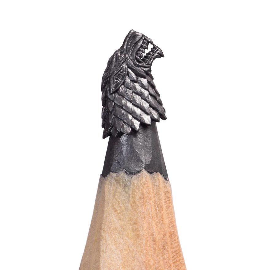 I Turn Pencil Lead Into Miniature Game of Thrones Sculptures I Turn Pencil Lead Into Miniature Game of Thrones Sculptures