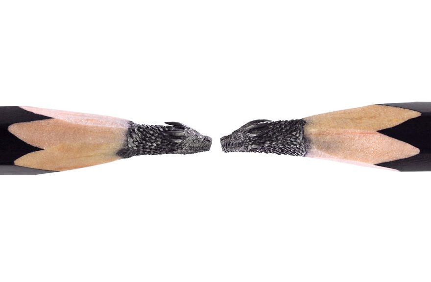 I Turn Pencil Lead Into Miniature Game of Thrones Sculptures I Turn Pencil Lead Into Miniature Game of Thrones Sculptures