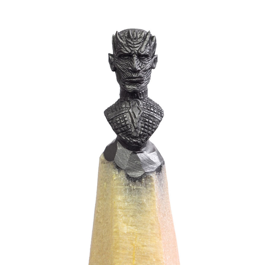 I Turn Pencil Lead Into Miniature Game of Thrones Sculptures I Turn Pencil Lead Into Miniature Game of Thrones Sculptures