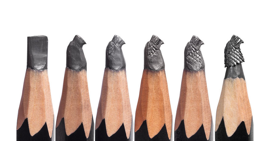 I Turn Pencil Lead Into Miniature Game of Thrones Sculptures I Turn Pencil Lead Into Miniature Game of Thrones Sculptures