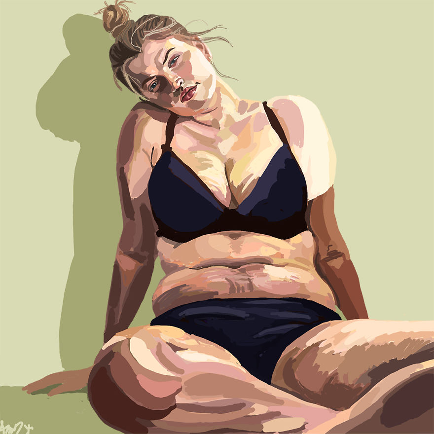 He Promotes The Dignity Of All Bodies In His Paintings