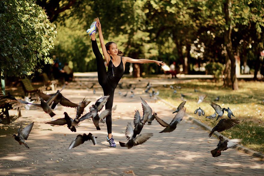 Little Ballerina Says Goodbye To Bucharest With One Last Urban Shooting Little Ballerina Says Goodbye To Bucharest With One Last Urban Shooting