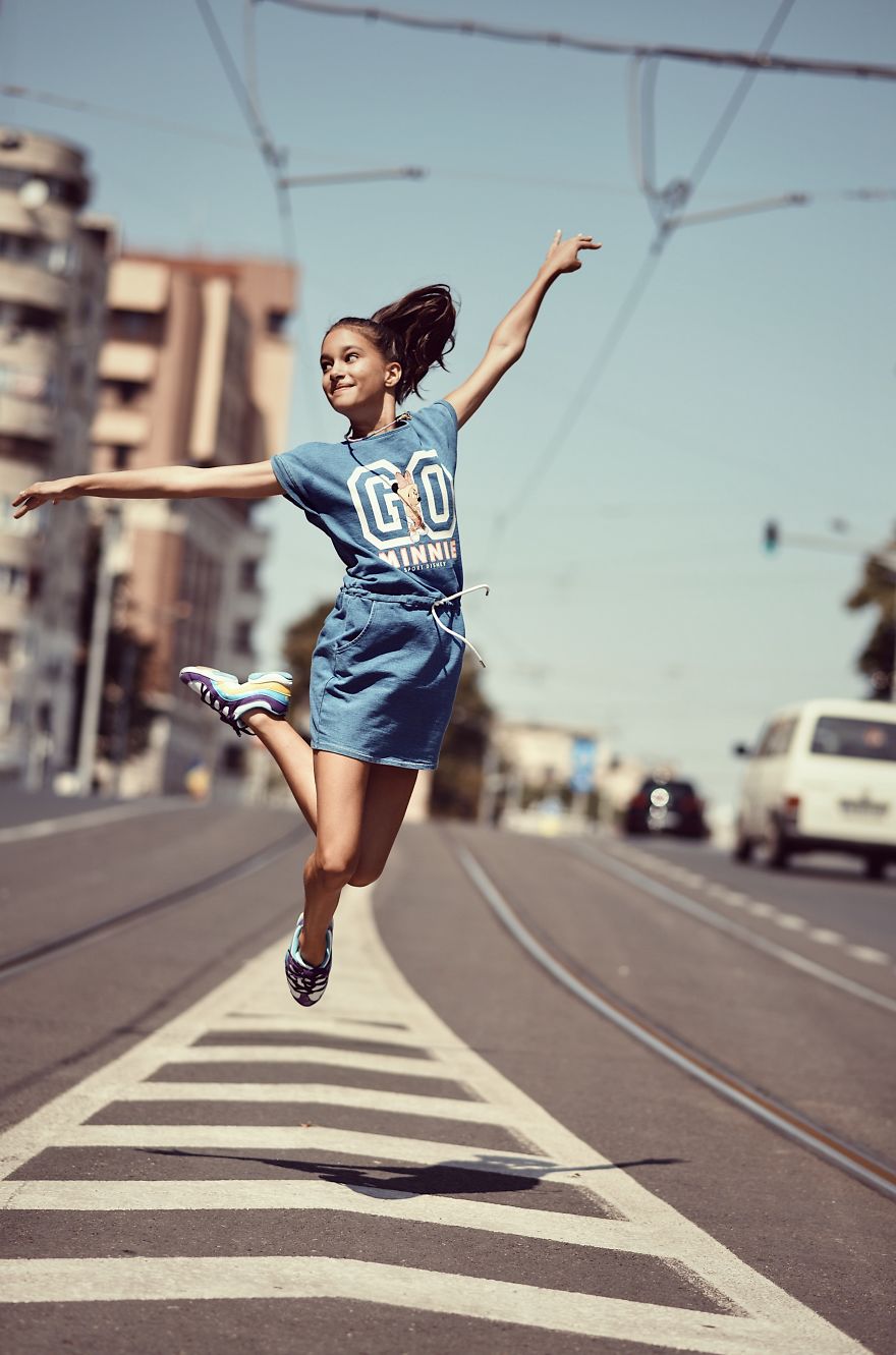 Little Ballerina Says Goodbye To Bucharest With One Last Urban Shooting Little Ballerina Says Goodbye To Bucharest With One Last Urban Shooting