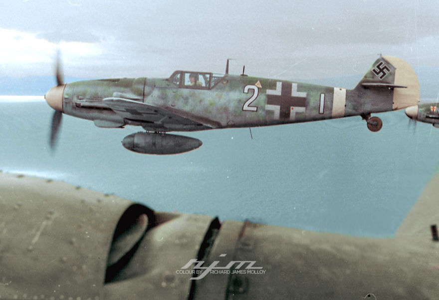 A Collection Of Colourised Images Of Messerschmitt Bf 109’s And Pilots A Collection Of Colourised Images Of Messerschmitt Bf 109’s And Pilots