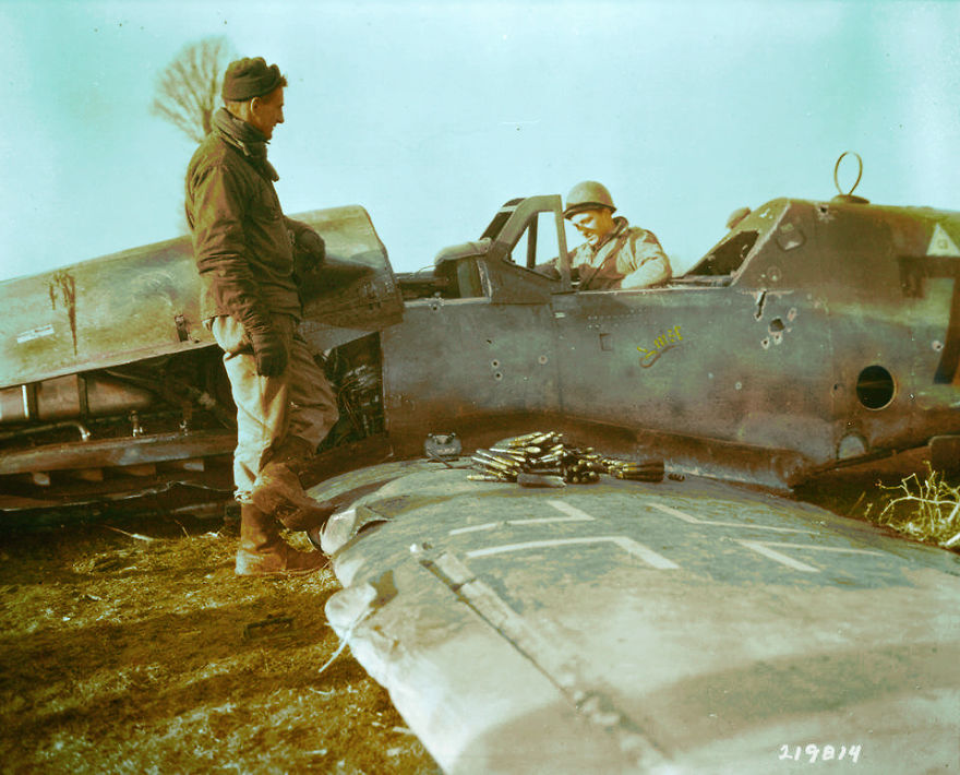 A Collection Of Colourised Images Of Messerschmitt Bf 109’s And Pilots A Collection Of Colourised Images Of Messerschmitt Bf 109’s And Pilots