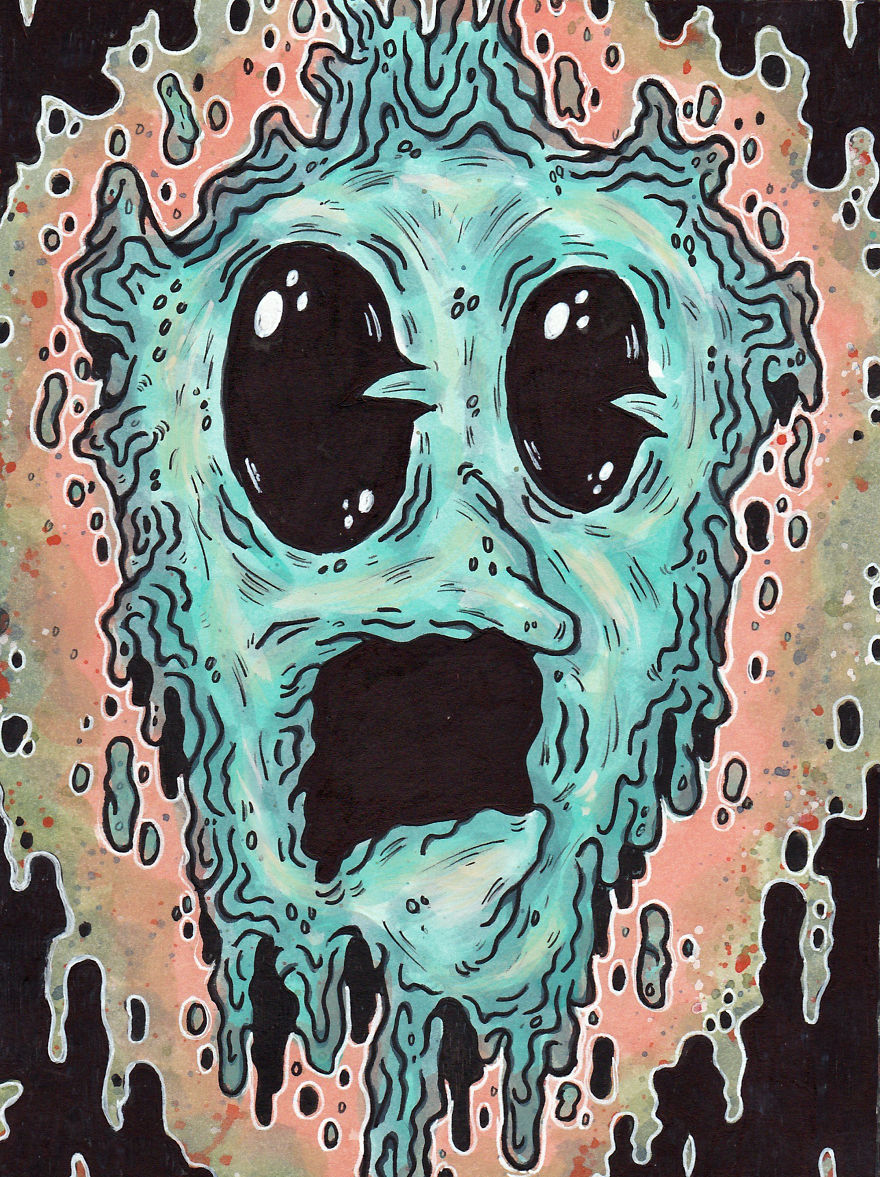 My Artwork Of Strange Creatures In A Parallel Dimension My Artwork Of Strange Creatures In A Parallel Dimension