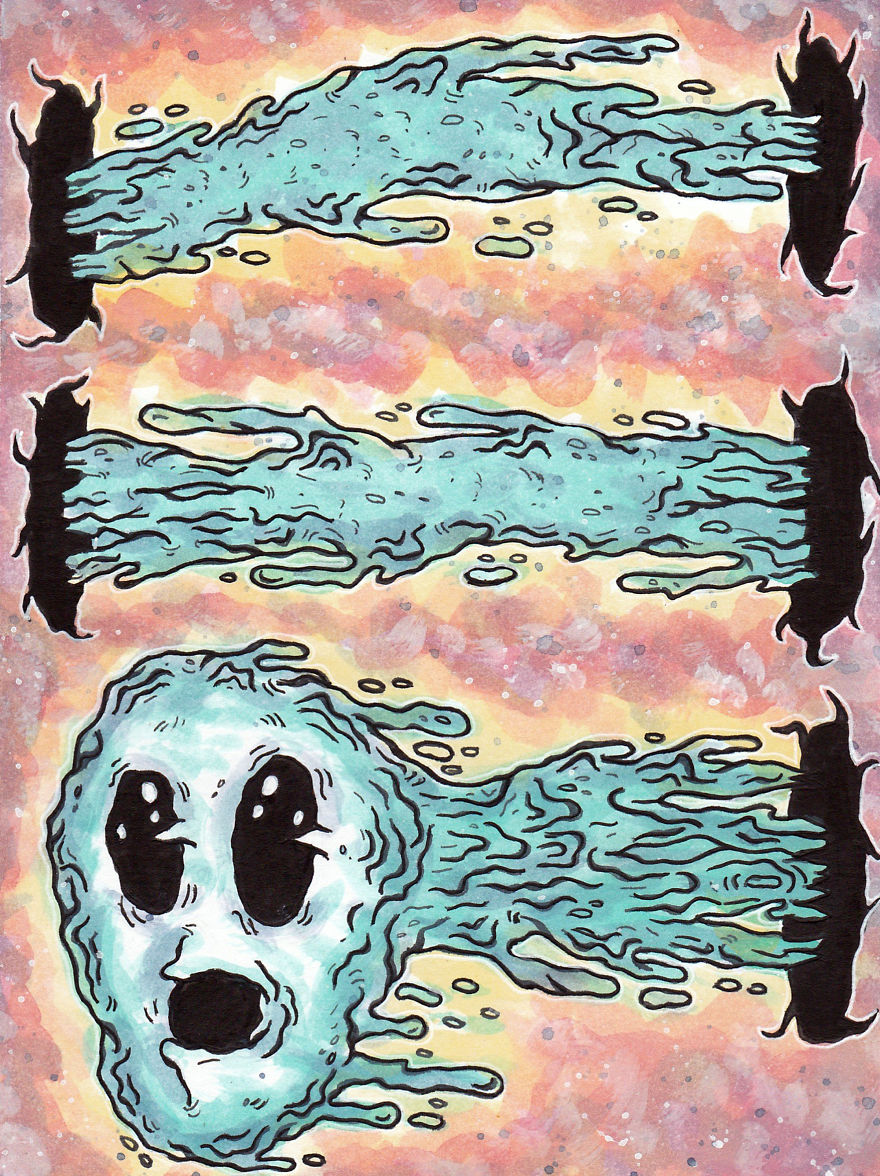 My Artwork Of Strange Creatures In A Parallel Dimension My Artwork Of Strange Creatures In A Parallel Dimension