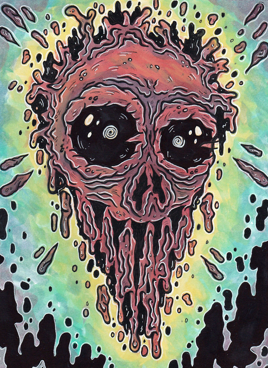 My Artwork Of Strange Creatures In A Parallel Dimension My Artwork Of Strange Creatures In A Parallel Dimension