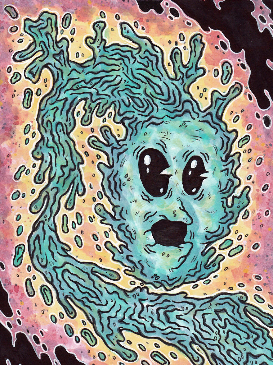 My Artwork Of Strange Creatures In A Parallel Dimension My Artwork Of Strange Creatures In A Parallel Dimension