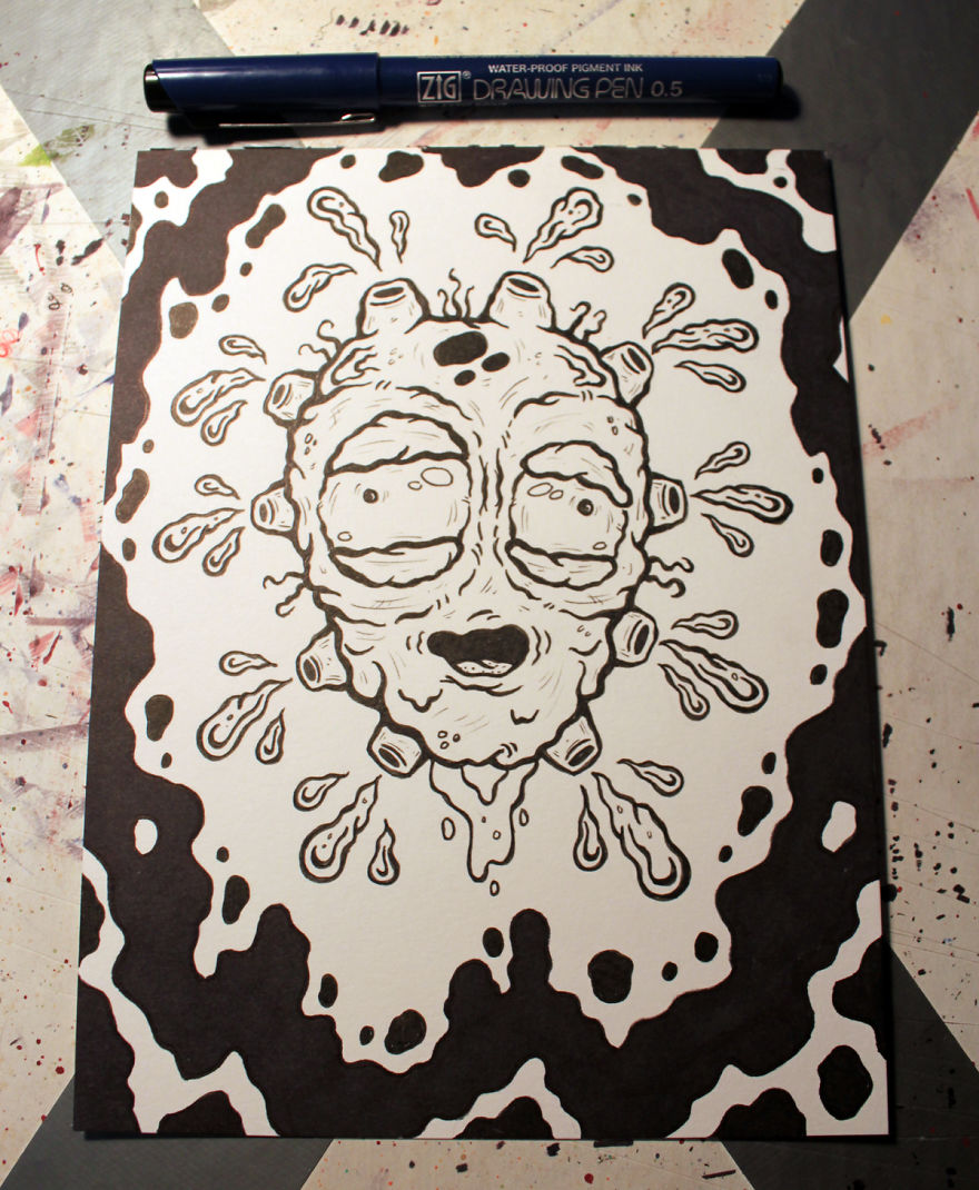 My Artwork Of Strange Creatures In A Parallel Dimension My Artwork Of Strange Creatures In A Parallel Dimension