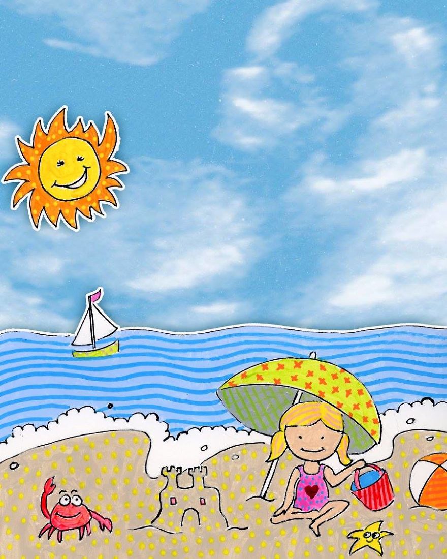 Artist Adds Ultrasounds And Sonograms To The Skies Of Whimsical Drawings Artist Adds Ultrasounds And Sonograms To The Skies Of Whimsical Drawings