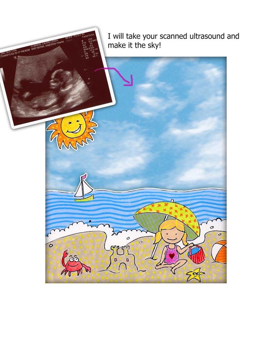Artist Adds Ultrasounds And Sonograms To The Skies Of Whimsical Drawings Artist Adds Ultrasounds And Sonograms To The Skies Of Whimsical Drawings