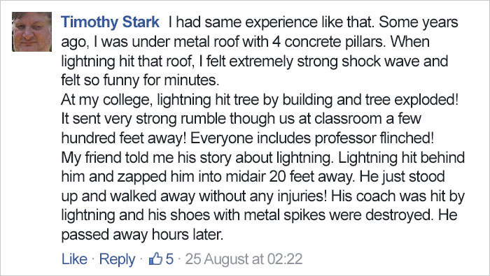 Man Tries To Capture A Lightning Storm Outside On Camera, Records The Scariest Moment Of His Life Man Tries To Capture A Lightning Storm Outside On Camera, Records The Scariest Moment Of His Life