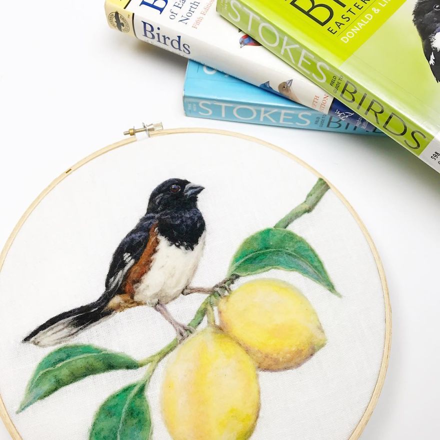 Artist Uses Needle And Wool To “Paint” Realistic Portraits Of Animals Artist Uses Needle And Wool To “Paint” Realistic Portraits Of Animals