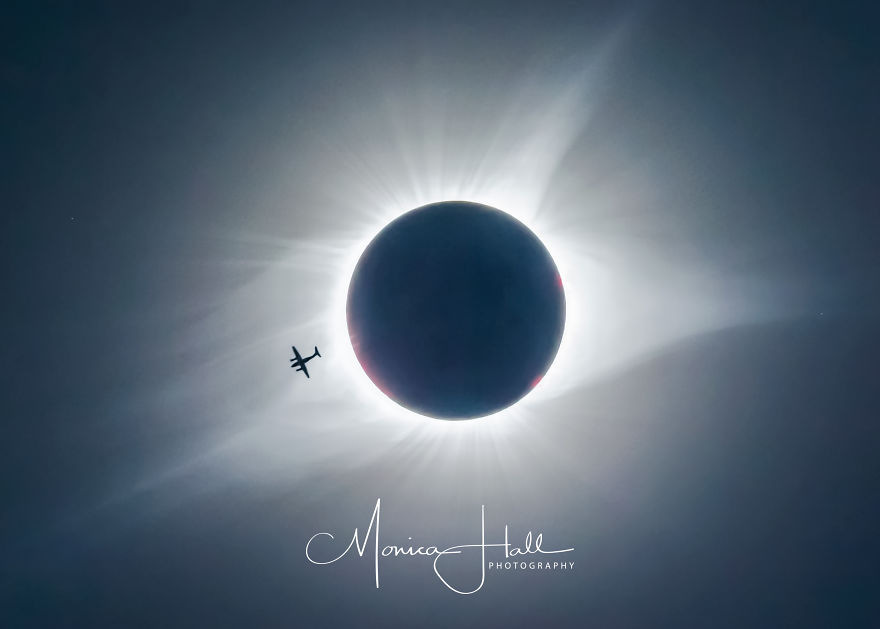 Solar Eclipse And A Plane Solar Eclipse And A Plane