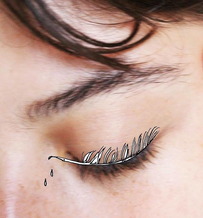 Israeli Artist Draws Doodles On Herself To Change The Way We Think About Our Bodies (NSFW) Israeli Artist Draws Doodles On Herself To Change The Way We Think About Our Bodies (NSFW)