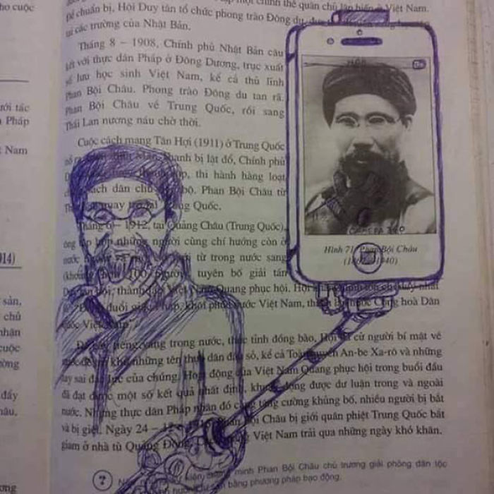 86 Examples Of Genius Textbook Vandalism By Bored Students That Can Almost Be Forgiven