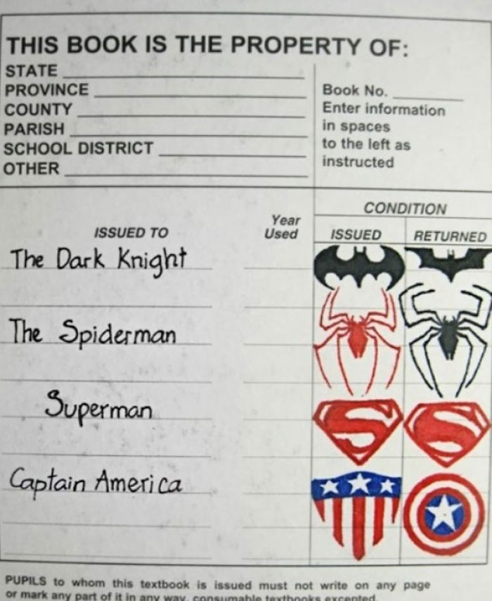 86 Examples Of Genius Textbook Vandalism By Bored Students That Can Almost Be Forgiven